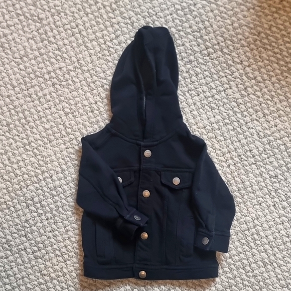 NEXT 6 - 9 Months Black Hooded Baby Jacket - Picture 1 of 4